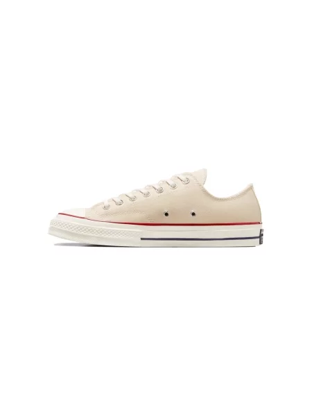 Granátové plátěné retro tenisky Converse Chuck 70 béžové