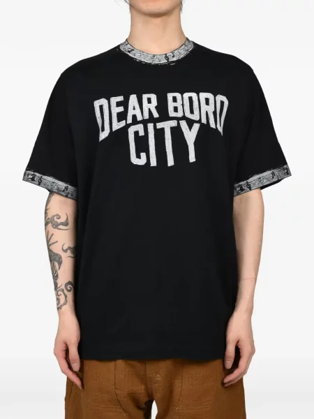 Tricou Dear Boro cu imagine negru