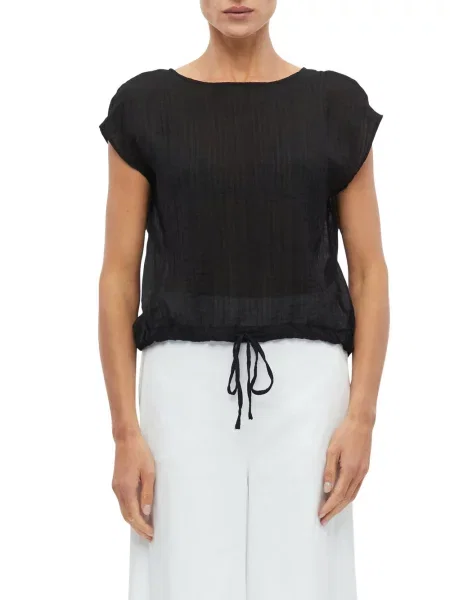 S.Oliver Black Label Bluzka Koszulowa schwarz czarna