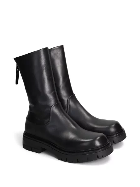 Botine Elena Iachi din piele negru