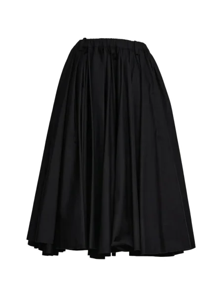 Fusta plisata N°21 plisată până la genunchi negru