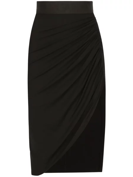 Fustă Dolce & Gabbana drapată negru