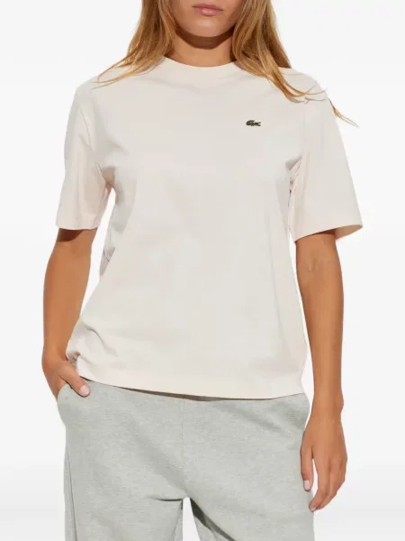 Tricou Lacoste cu autograf roz