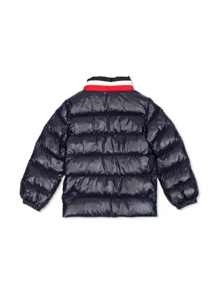 Kurtka dziecięca Moncler Enfant niebieska