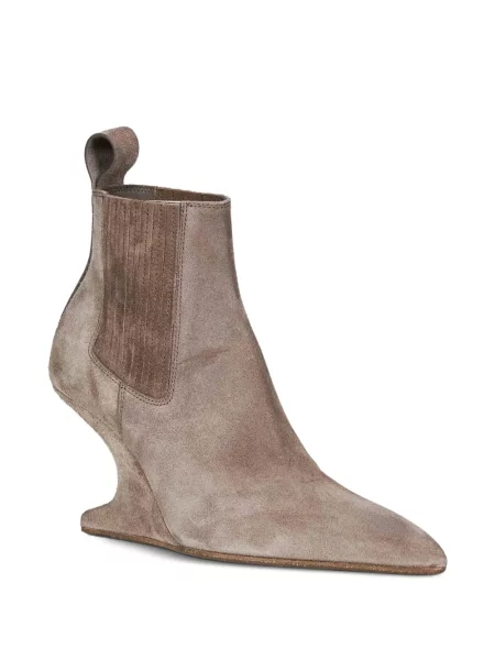 Členkové čižmy Rick Owens sivá