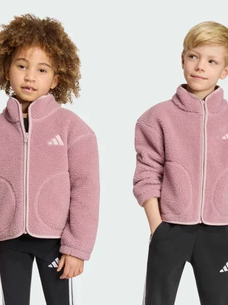 Детский свитер Adidas фиолетовый