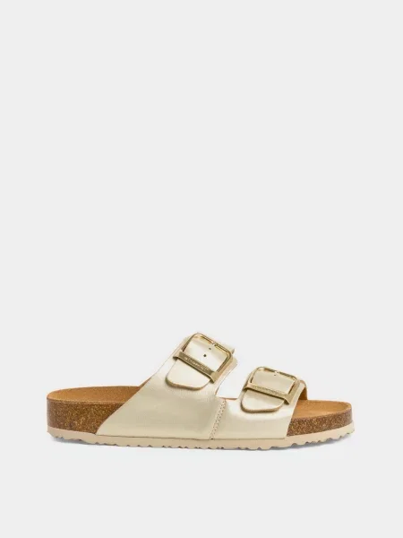 Шльопанці Tamaris синтетичний золотий