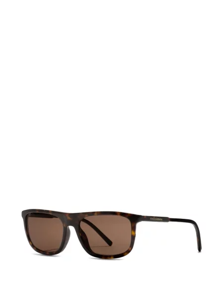 Γυαλιά ηλίου ορθογώνια Dolce & Gabbana Eyewear καφέ