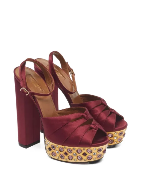 Σανδάλια Aquazzura μωβ