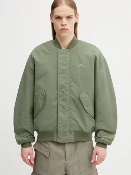 Lacoste geacă bomber pentru bărbați verde