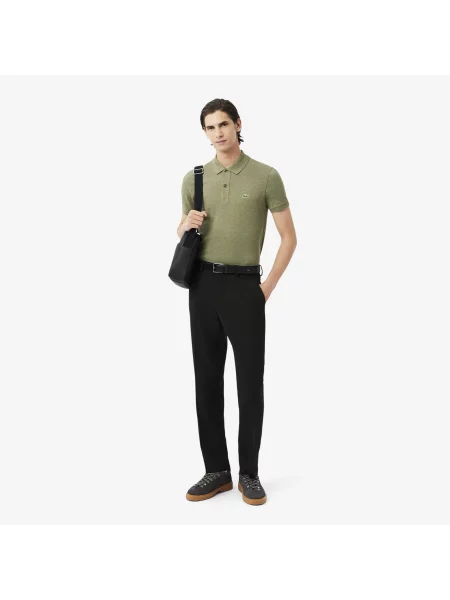 Lacoste Spodnie Chino O Regularnym Kroju czarny