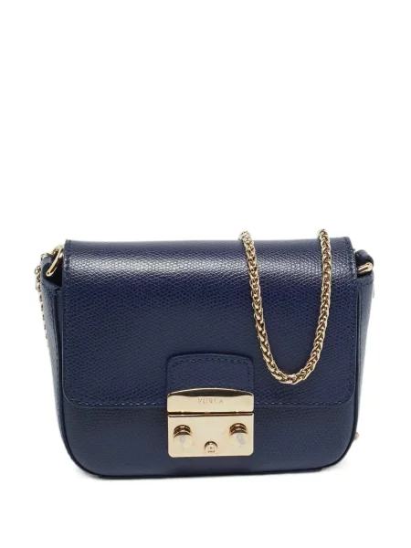 Geantă Furla din piele albastru