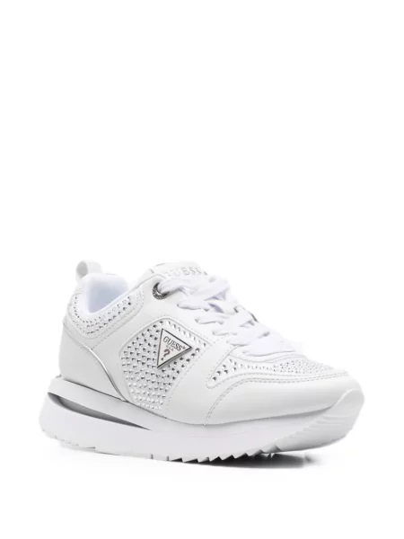 Sneakerși Guess alb