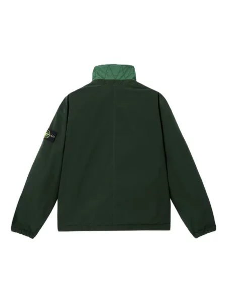 Geacă Stone Island cu strasuri verde