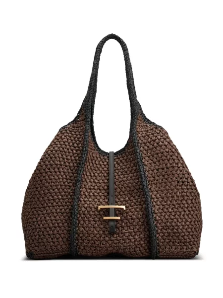 Geantă shopper Tod's maro