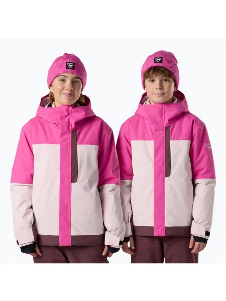 Geacă de schi pentru copii Rossignol Wispile Insulated electric fuchsia