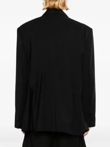 Вълнен блейзър Feng Chen Wang черно