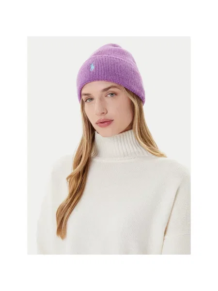 Kepurė Polo Ralph Lauren violetinė