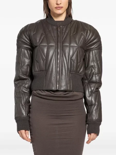 Matlasat geanta de piele Rick Owens maro