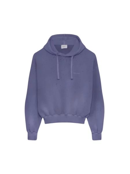 Bluza z kapturem Halfboy polarowa niebieska