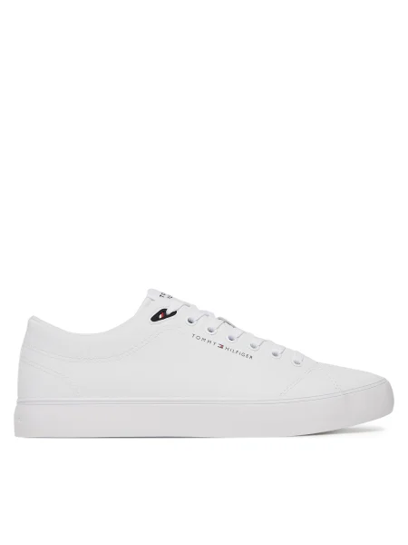 Tommy Hilfiger Tenisky Th Hi Vulc Core Low Lth Ii Ess biela