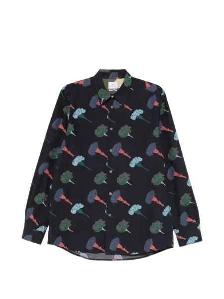 Cămașă Ps Paul Smith cu model floral albastru