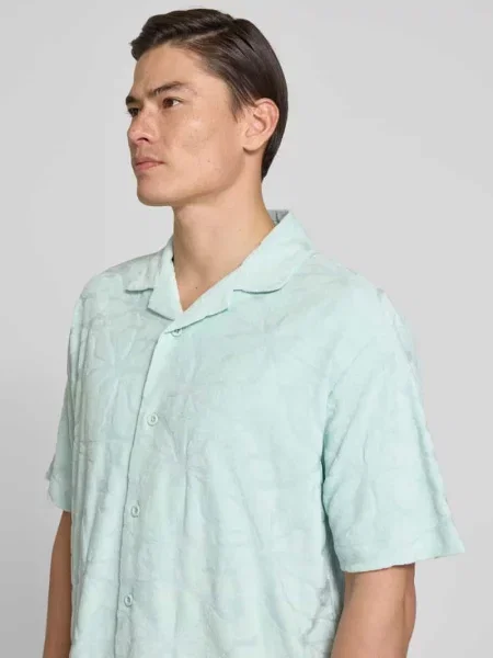 Koszula casualowa o kroju regular fit z mieszanka bawełny model WE_FLOWER' Boss Orange