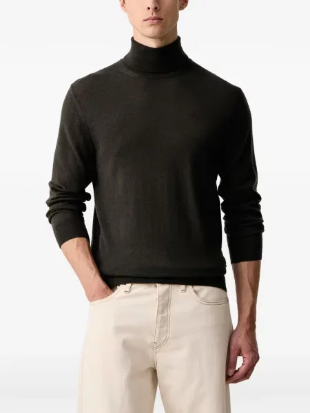 Džemper Armani Exchange s vezom siva