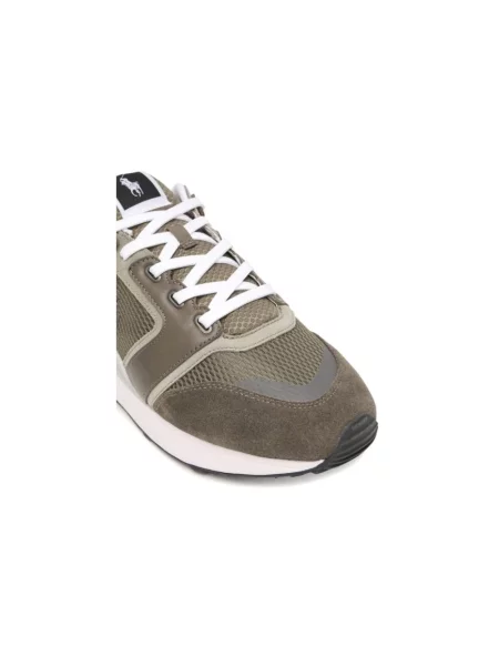 Polo Ralph Lauren Sneakersy TRN 89 PP Szary brązowe