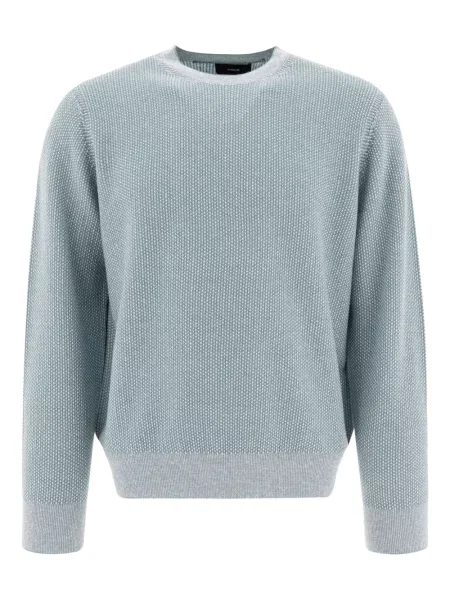 Pulover Vince cu decolteu rotund albastru