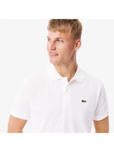 Поло Lacoste белое