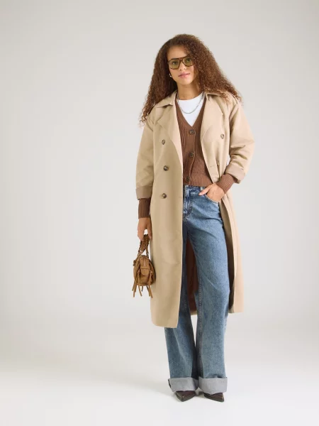 VERO MODA Kardigán VMLEA' hnedá