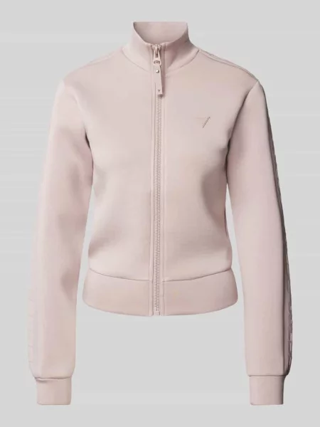 Guess bluza NEW ALLIE gładka różowy