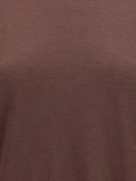 Kötött rövid felső Brunello Cucinelli barna