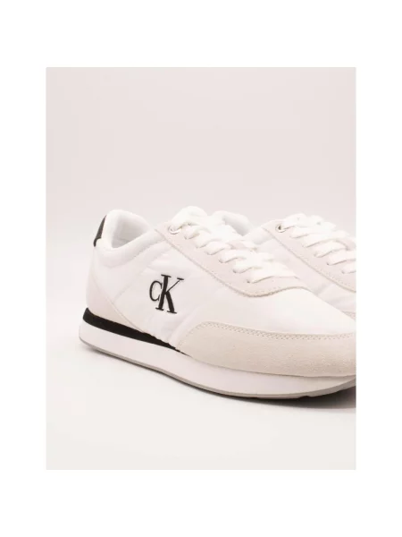 Boty Calvin Klein Jeans RETRO RUNNER LACE UP NY bílé