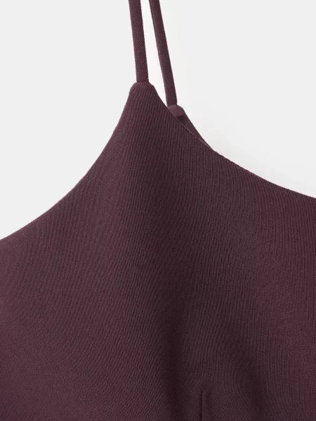 MANGO Top IGUANA vínovo červená