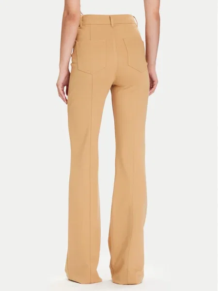 Guess Pantaloni din Flare Fit bej