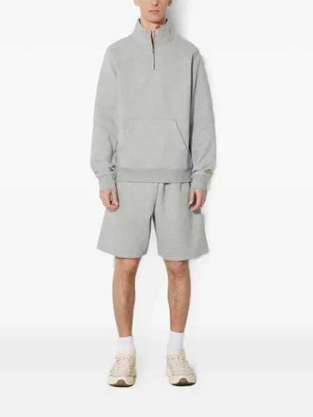Hanorac cu fermoar Carhartt Wip gri
