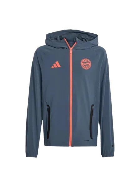 ADIDAS PERFORMANCE Αθλητικό μπουφάν FC Bayern München Tiro 25 Competition σκούρο / πορτοκαλί γκρι