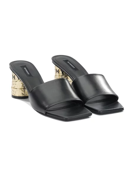 Klapki Givenchy skórzane czarne