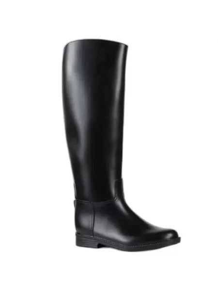 Dziewczęce gumowe buty do jazdy konnej Horze Chester czarne