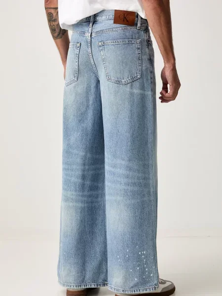 Calvin Klein Jeans jeansy niebieskie