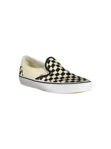 Lniane sneakersy Vans wsuwane białe