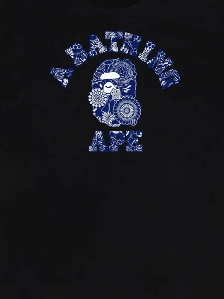 Póló A Bathing Ape® nyomtatás fekete