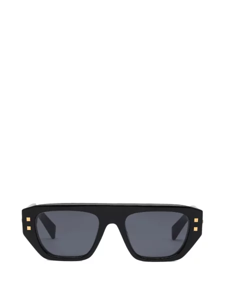 Ochelari de soare Balmain cu imprimeu geometric negru