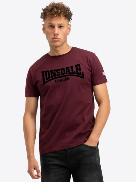 LONSDALE Tricou mov vânătă negru