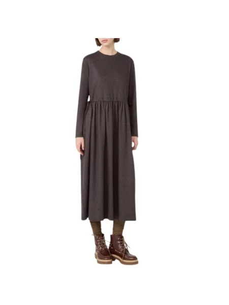 Sukienka Weekend Max Mara brązowa
