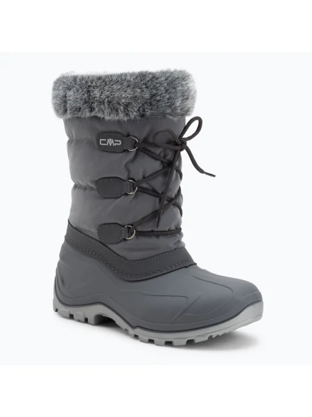 Dámske snehule CMP Nietos Low Snowboots Wp graphite sivá
