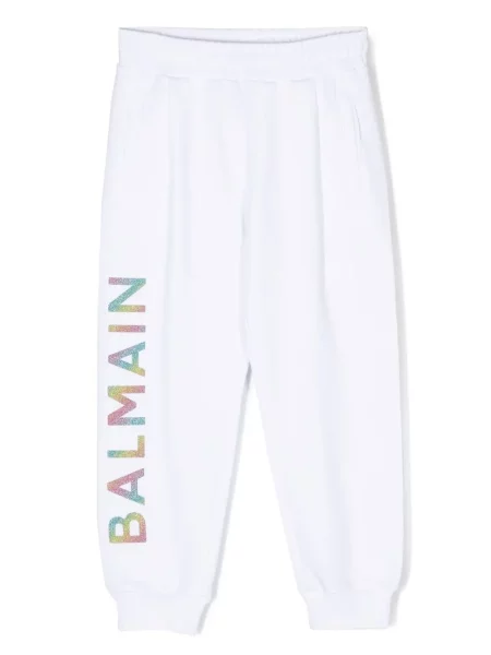 Spodnie dziecięce Balmain białe