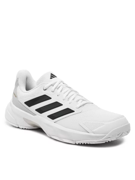 Batai adidas CourtJam Control 3 Tennis Ftwwht/Cblack/Gretwo balta